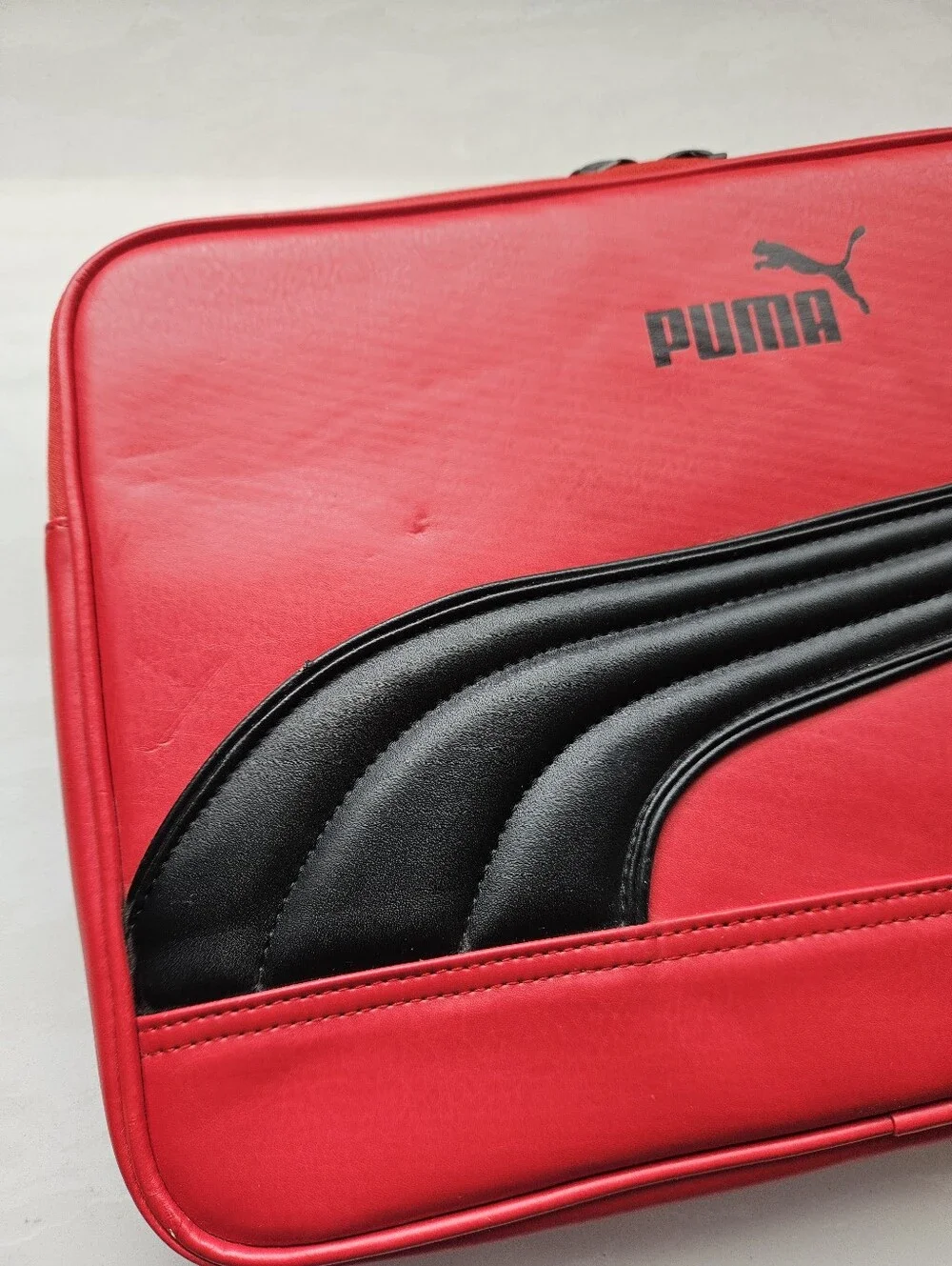 Puma Red and Black Protective Laptop Sleeve